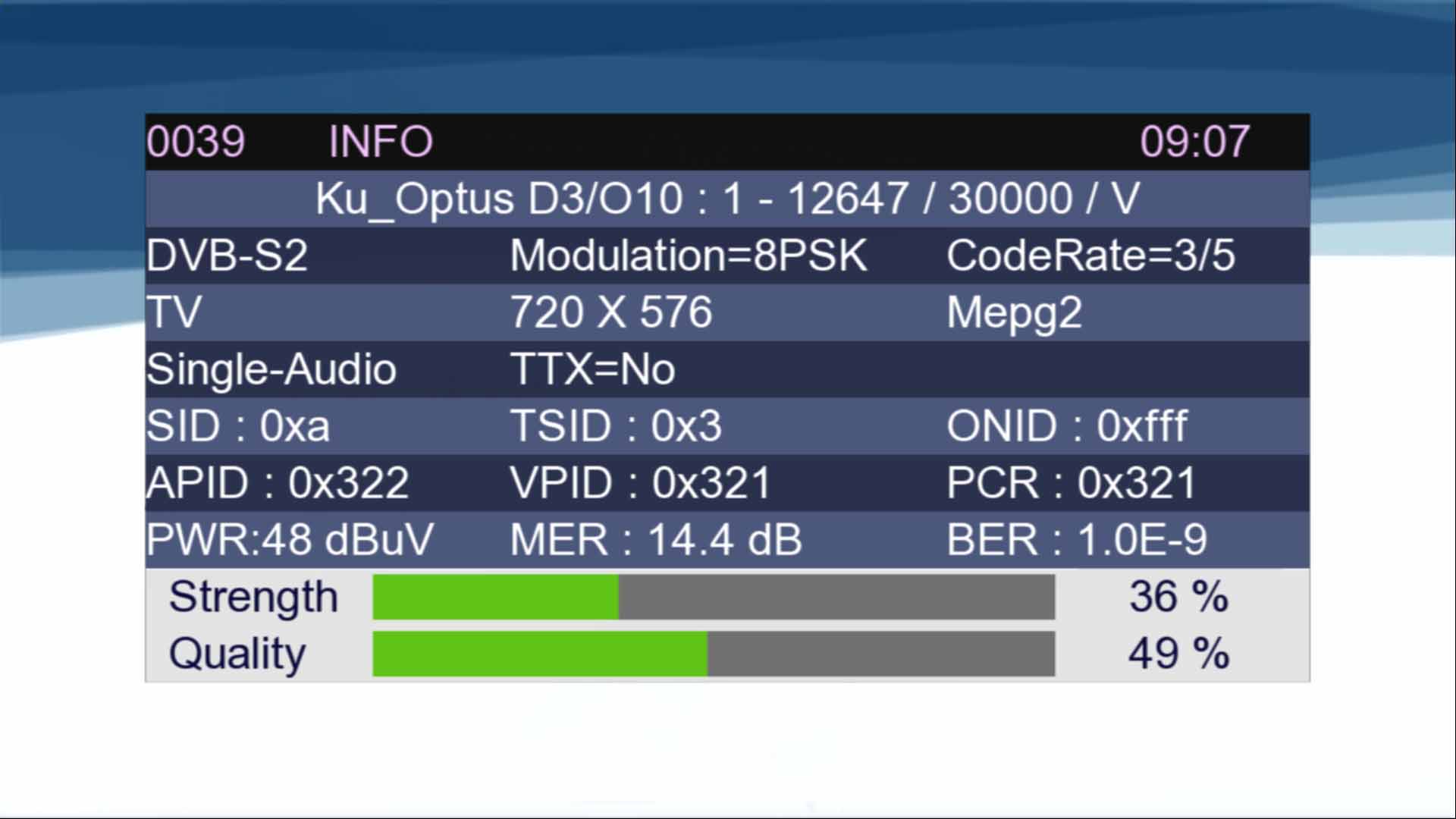 SatKing SK-9000C High Definition Combination Meter